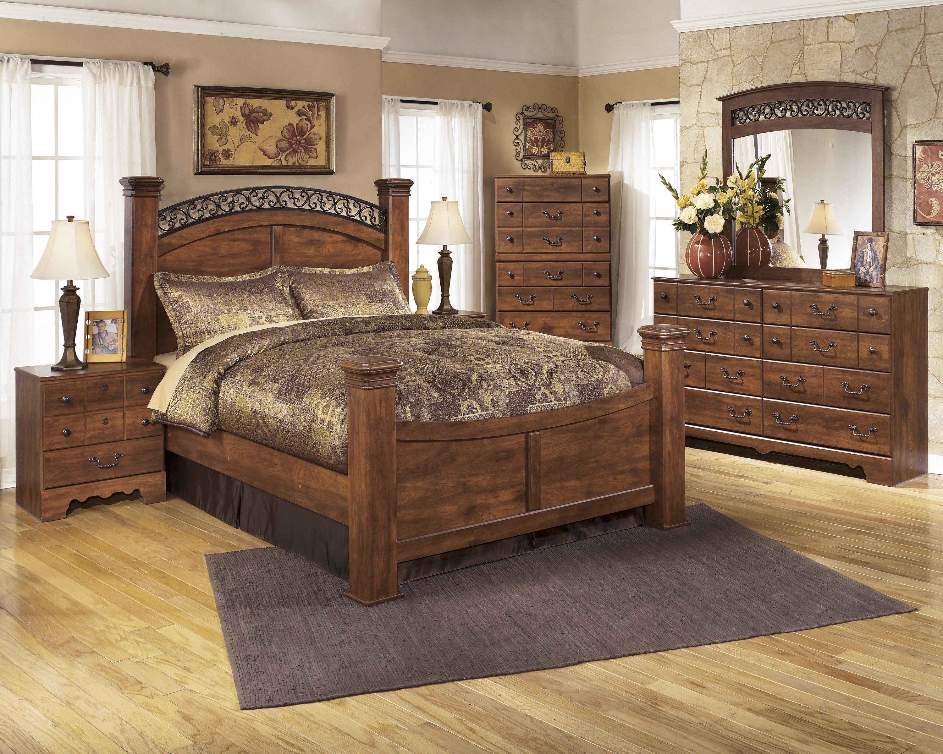  Ashley  Signature Design Timberline Queen Bedroom  Group 